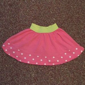 Girls pink skirt